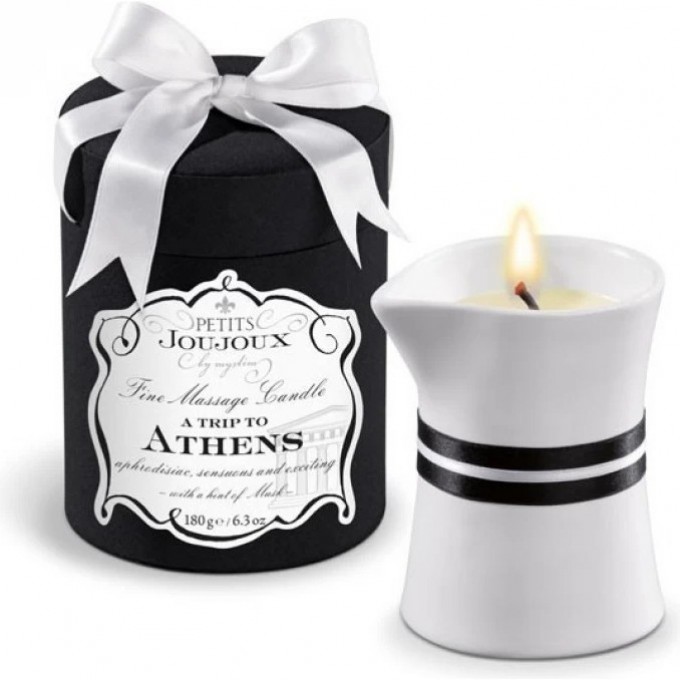 Массажная свеча MYSTIM PETITS JOUJOUX ATHENS мускус и пачули (190 гр.) 46702