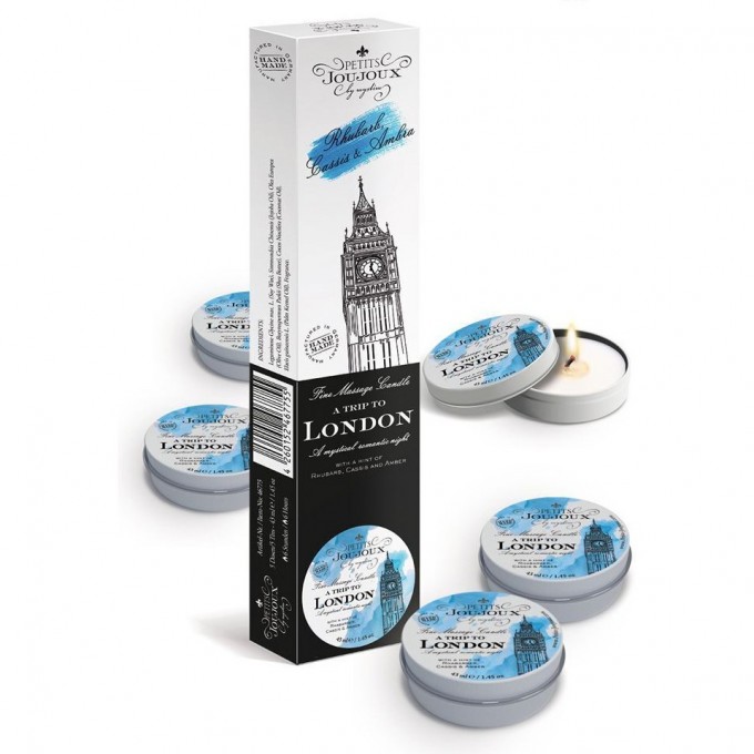 Набор из 5 массажных свечей MYSTIM PETITS JOUJOUX LONDON REFILL (33гр.) 46775 Набор из 5 массажных свечей MYSTIM PETITS JOUJOUX LONDON REFILL (33гр.) 46775